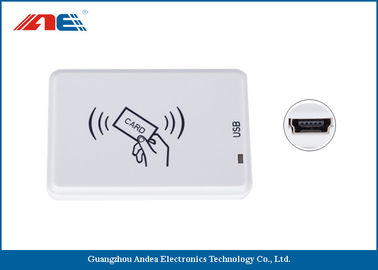 ISO18000 - 3 Mode 3 RFID USB Reader Writer For RFID Tagging System Micro Power 200mW DC5V