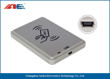 ISO14443A USB RFID Reader Untuk Identifikasi Pribadi DC 5V Power Supply