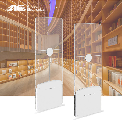 HF Reader Gerbang Kontrol Akses Perpustakaan Buku Anti - Pencurian EAS Alarm System 13.56MHz HF RFID Gate Reader